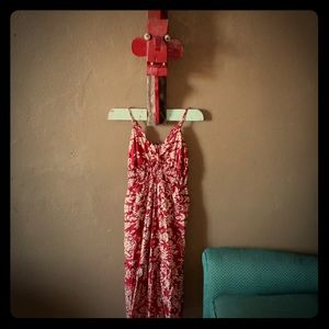 Summer floral patterned dress